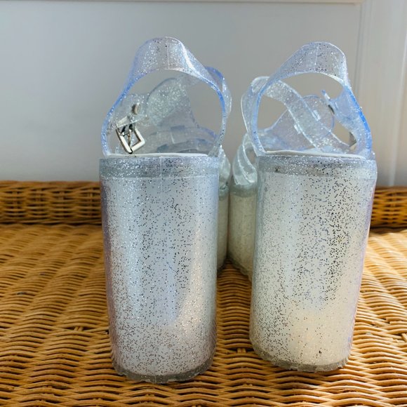 UNIF Womens Hella Jelly Platform Sandals Size 7 - Picture 6 of 10